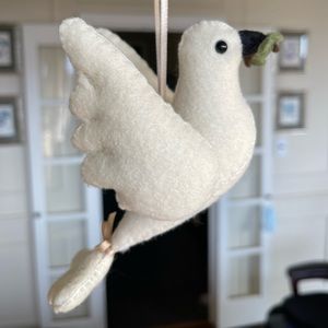 Peace Dove Christmas Ornament